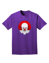 Scary Clown Watercolor Adult Dark T-Shirt-Mens T-Shirt-TooLoud-Purple-Small-Davson Sales