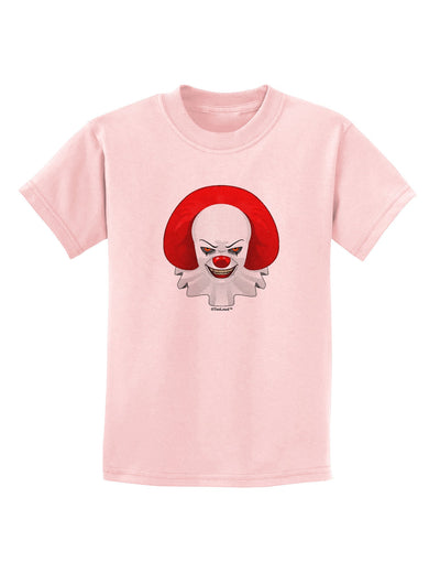 Scary Clown Watercolor Childrens T-Shirt-Childrens T-Shirt-TooLoud-PalePink-X-Small-Davson Sales