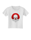 Scary Clown Watercolor Toddler T-Shirt-Toddler T-Shirt-TooLoud-White-2T-Davson Sales