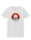 Scary Clown Watercolor Womens T-Shirt-Womens T-Shirt-TooLoud-White-X-Small-Davson Sales