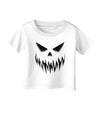 Scary Evil Jack O' Lantern Pumpkin Face Infant T-Shirt-Infant T-Shirt-TooLoud-White-06-Months-Davson Sales