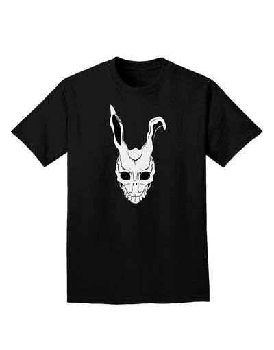 Scary Face Bunny White Adult Dark T-Shirt-Mens T-Shirt-TooLoud-Black-Small-Davson Sales