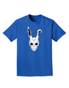 Scary Face Bunny White Adult Dark T-Shirt-Mens T-Shirt-TooLoud-Royal-Blue-Small-Davson Sales