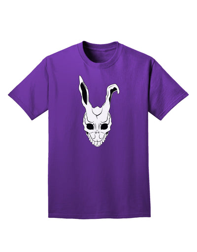 Scary Face Bunny White Adult Dark T-Shirt-Mens T-Shirt-TooLoud-Purple-Small-Davson Sales