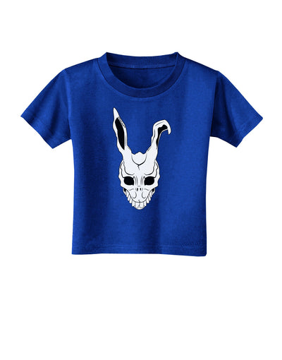 Scary Face Bunny White Toddler T-Shirt Dark-Toddler T-Shirt-TooLoud-Royal-Blue-2T-Davson Sales