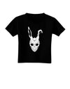 Scary Face Bunny White Toddler T-Shirt Dark-Toddler T-Shirt-TooLoud-Black-2T-Davson Sales