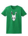 Scary Face Bunny White Womens Dark T-Shirt-TooLoud-Kelly-Green-X-Small-Davson Sales