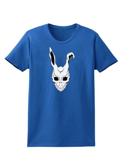 Scary Face Bunny White Womens Dark T-Shirt-TooLoud-Royal-Blue-X-Small-Davson Sales