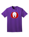 Scary Face Clown - Halloween Adult Dark T-Shirt-Mens T-Shirt-TooLoud-Purple-Small-Davson Sales