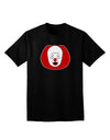 Scary Face Clown - Halloween Adult Dark V-Neck T-Shirt-Mens V-Neck T-Shirt-TooLoud-Black-Small-Davson Sales