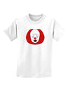 Scary Face Clown - Halloween Childrens T-Shirt-Childrens T-Shirt-TooLoud-White-X-Small-Davson Sales