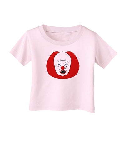 Scary Face Clown - Halloween Infant T-Shirt-Infant T-Shirt-TooLoud-Light-Pink-06-Months-Davson Sales