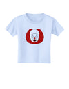 Scary Face Clown - Halloween Toddler T-Shirt-Toddler T-Shirt-TooLoud-Light-Blue-2T-Davson Sales