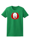 Scary Face Clown - Halloween Womens Dark T-Shirt-Womens T-Shirt-TooLoud-Kelly-Green-X-Small-Davson Sales
