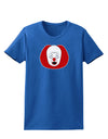 Scary Face Clown - Halloween Womens Dark T-Shirt-Womens T-Shirt-TooLoud-Royal-Blue-X-Small-Davson Sales