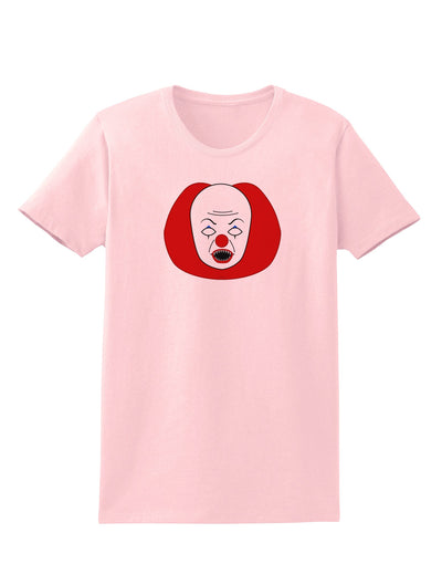 Scary Face Clown - Halloween Womens T-Shirt-Womens T-Shirt-TooLoud-PalePink-X-Small-Davson Sales