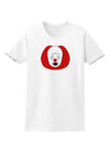 Scary Face Clown - Halloween Womens T-Shirt-Womens T-Shirt-TooLoud-White-X-Small-Davson Sales
