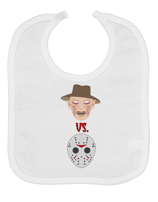 Scary Face Versus Scary Face - Halloween Baby Bib