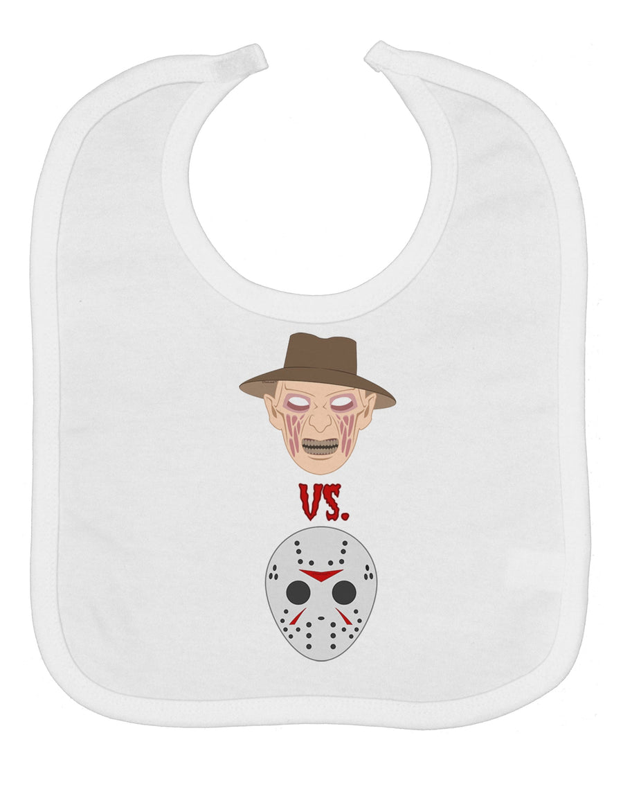 Scary Face Versus Scary Face - Halloween Baby Bib