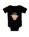 Scary Face With a Hat - Halloween Baby Romper Bodysuit Dark-Baby Romper-TooLoud-Black-06-Months-Davson Sales