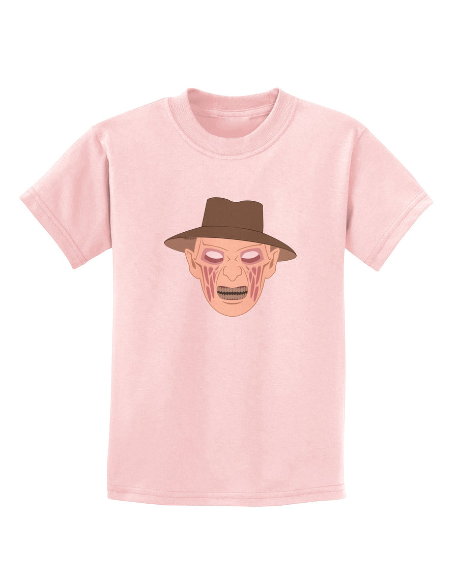 Scary Face With a Hat - Halloween Childrens T-Shirt-Childrens T-Shirt-TooLoud-White-X-Small-Davson Sales