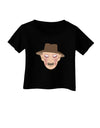 Scary Face With a Hat - Halloween Infant T-Shirt Dark-Infant T-Shirt-TooLoud-Black-06-Months-Davson Sales