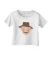 Scary Face With a Hat - Halloween Infant T-Shirt-Infant T-Shirt-TooLoud-White-06-Months-Davson Sales