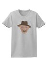 Scary Face With a Hat - Halloween Womens T-Shirt-Womens T-Shirt-TooLoud-AshGray-X-Small-Davson Sales