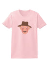 Scary Face With a Hat - Halloween Womens T-Shirt-Womens T-Shirt-TooLoud-PalePink-X-Small-Davson Sales