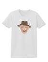 Scary Face With a Hat - Halloween Womens T-Shirt-Womens T-Shirt-TooLoud-White-X-Small-Davson Sales