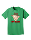 Scary Face With a Hat - Happy Halloween Adult Dark T-Shirt-Mens T-Shirt-TooLoud-Kelly-Green-Small-Davson Sales