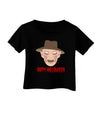 Scary Face With a Hat - Happy Halloween Infant T-Shirt Dark-Infant T-Shirt-TooLoud-Black-06-Months-Davson Sales