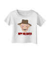 Scary Face With a Hat - Happy Halloween Infant T-Shirt-Infant T-Shirt-TooLoud-White-06-Months-Davson Sales