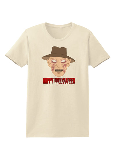 Scary Face With a Hat - Happy Halloween Womens T-Shirt-Womens T-Shirt-TooLoud-Natural-X-Small-Davson Sales