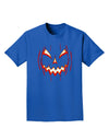 Scary Glow Evil Jack O Lantern Pumpkin Adult Dark T-Shirt-Mens T-Shirt-TooLoud-Royal-Blue-Small-Davson Sales