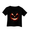 Scary Glow Evil Jack O Lantern Pumpkin Infant T-Shirt Dark-Infant T-Shirt-TooLoud-Black-06-Months-Davson Sales