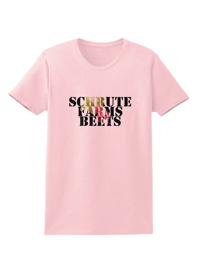 Schrute Farms Beets Womens T-Shirt by TooLoud-TooLoud-PalePink-X-Small-Davson Sales