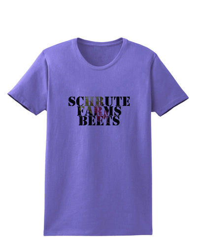 Schrute Farms Beets Womens T-Shirt by TooLoud-TooLoud-Violet-X-Small-Davson Sales