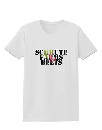 Schrute Farms Beets Womens T-Shirt by TooLoud-TooLoud-White-X-Small-Davson Sales