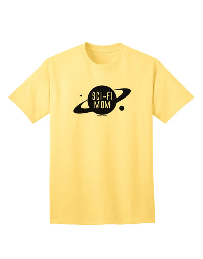 Sci-Fi Mom - Mother's Day Design Adult T-Shirt-unisex t-shirt-TooLoud-Yellow-Small-Davson Sales