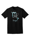 Scorpio Symbol Adult Dark T-Shirt-Mens T-Shirt-TooLoud-Black-Small-Davson Sales