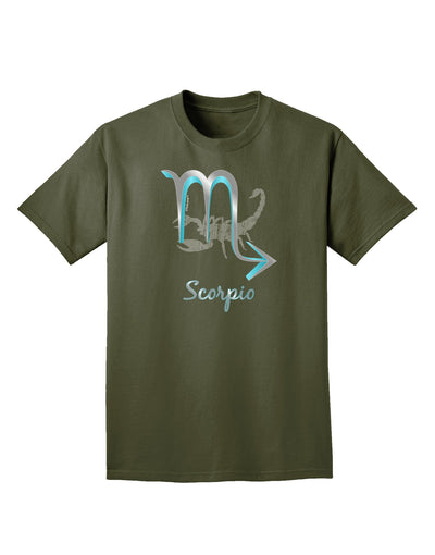 Scorpio Symbol Adult Dark T-Shirt-Mens T-Shirt-TooLoud-Military-Green-Small-Davson Sales