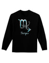 Scorpio Symbol Adult Long Sleeve Dark T-Shirt-TooLoud-Black-Small-Davson Sales