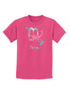 Scorpio Symbol Childrens Dark T-Shirt-Childrens T-Shirt-TooLoud-Sangria-X-Small-Davson Sales