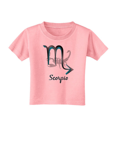 Scorpio Symbol Toddler T-Shirt-Toddler T-Shirt-TooLoud-Candy-Pink-2T-Davson Sales