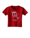 Scorpio Symbol Toddler T-Shirt Dark-Toddler T-Shirt-TooLoud-Red-2T-Davson Sales