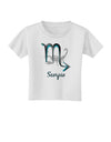 Scorpio Symbol Toddler T-Shirt-Toddler T-Shirt-TooLoud-White-2T-Davson Sales