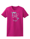 Scorpio Symbol Womens Dark T-Shirt-TooLoud-Hot-Pink-Small-Davson Sales