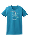 Scorpio Symbol Womens Dark T-Shirt-TooLoud-Turquoise-X-Small-Davson Sales