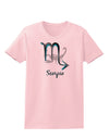 Scorpio Symbol Womens T-Shirt-Womens T-Shirt-TooLoud-PalePink-X-Small-Davson Sales